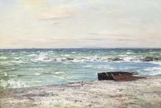 Joseph Henderson, R.S.W. - A blustery day