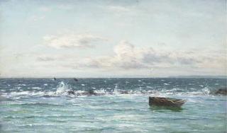 Joseph Henderson, R.S.W. - In the shelter of the reef