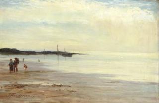 Joseph Henderson, R.S.W. - On the shore