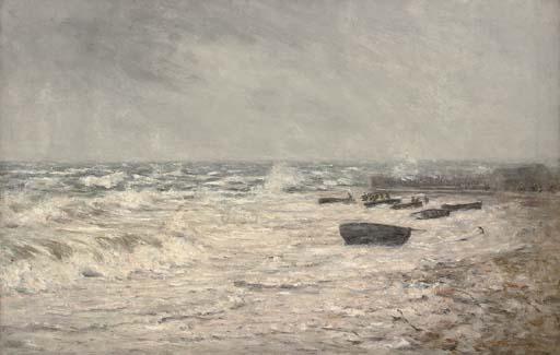 Joseph Henderson, R.S.W. - Storm at Ballantrae