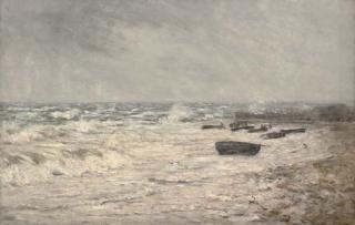 Joseph Henderson, R.S.W. - Storm at Ballantrae