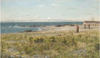 Joseph Henderson, R.S.W. - The beach at Ballantae