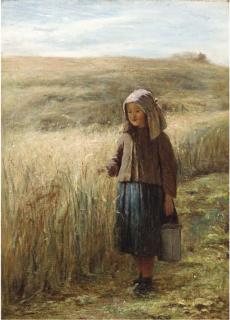 Joseph Henderson, R.S.W. - Through The Barley