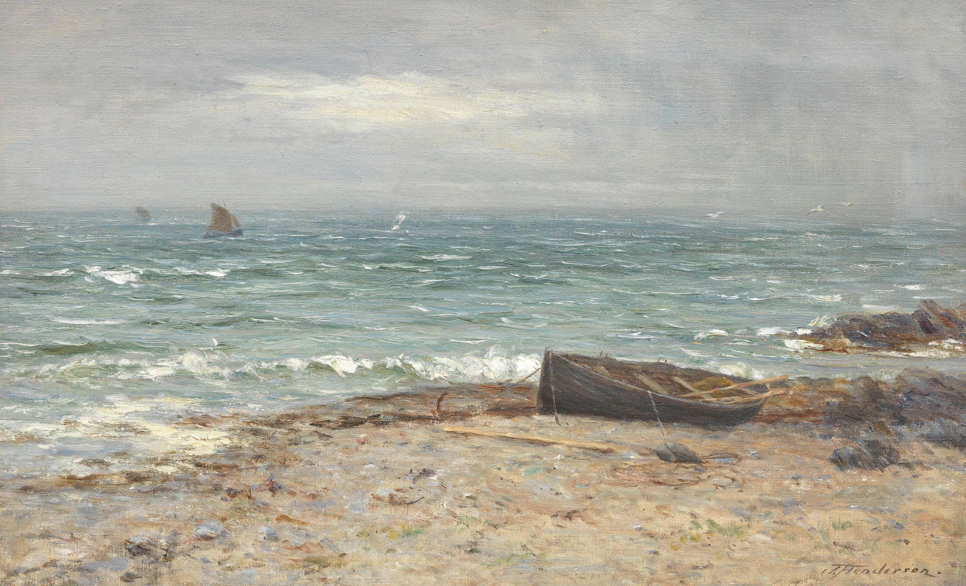 Joseph Henderson RSW - A Breezy Day