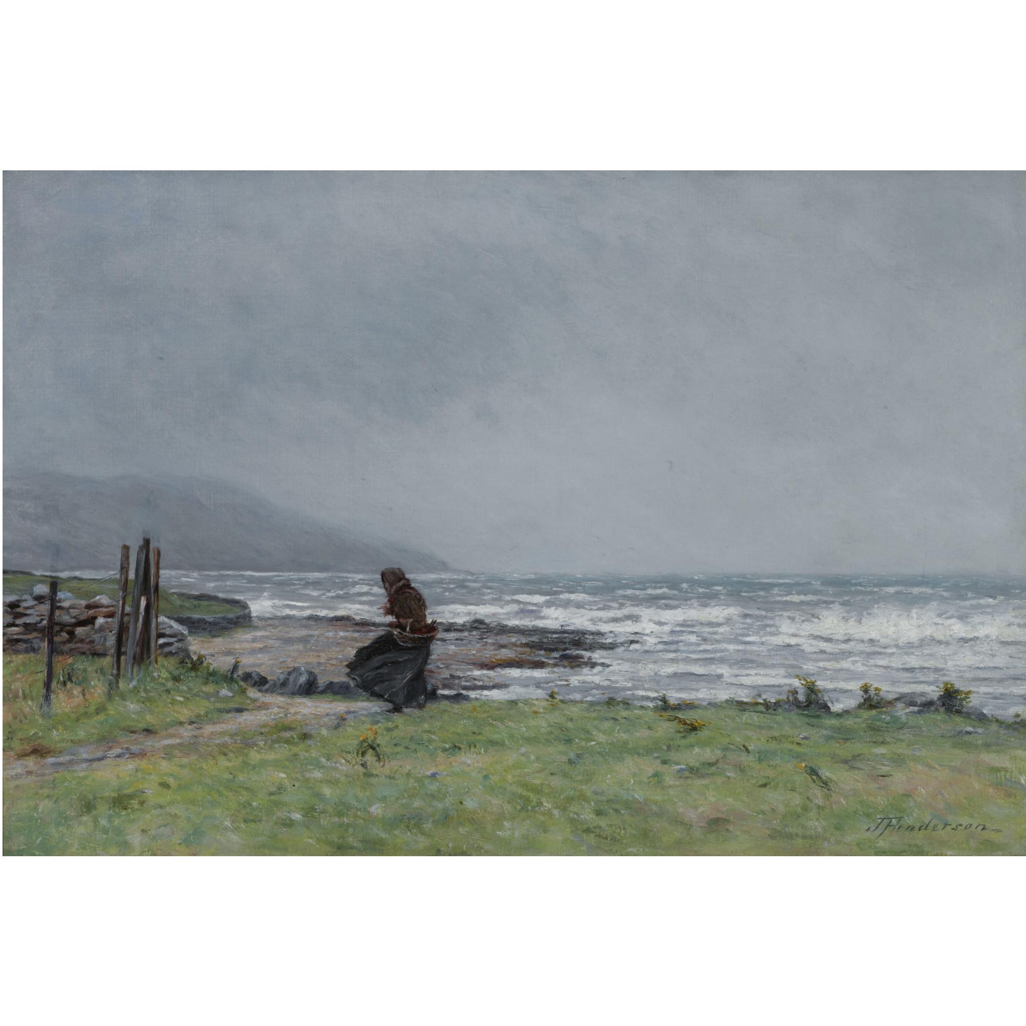 Joseph Henderson - A Windswept Beach