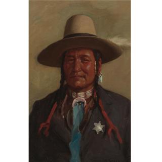Joseph Henry Sharp - Chief Washakie