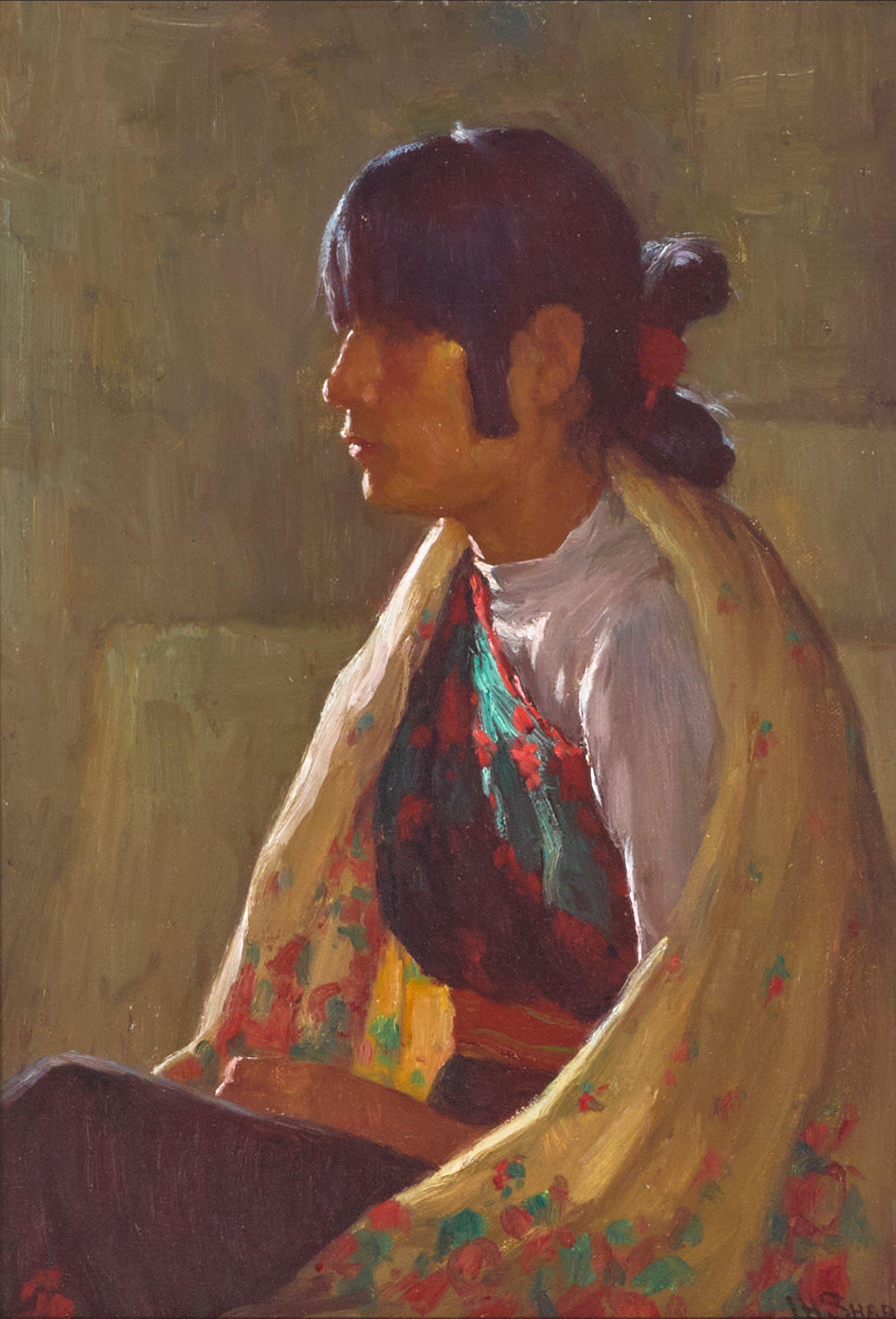 Joseph Henry Sharp - Crucita - Taos Indian Girl