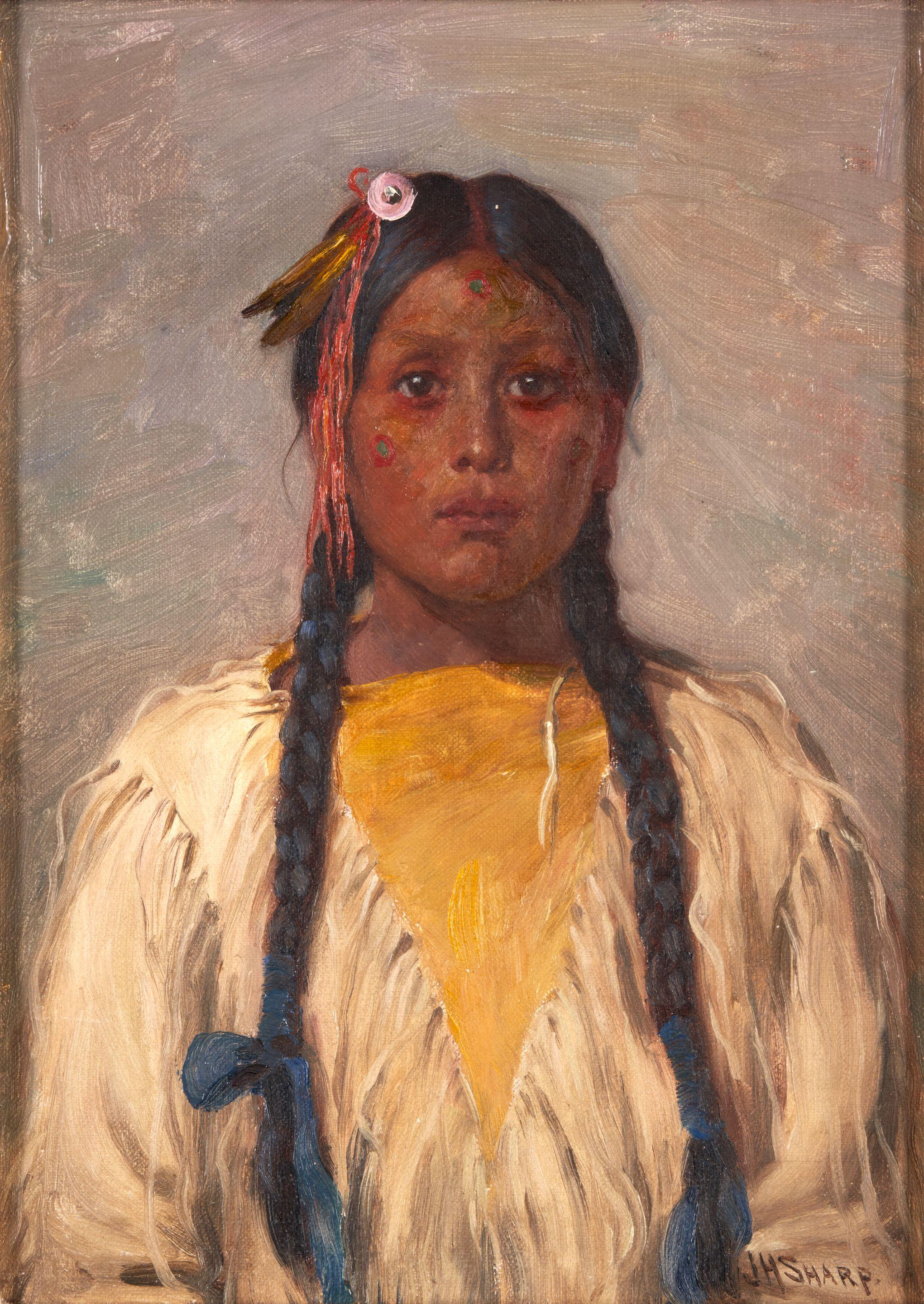 Joseph Henry Sharp - Falling Arrow