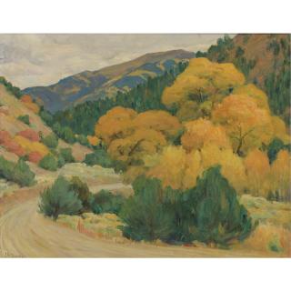 Joseph Henry Sharp - Taos Landscape Landscape
