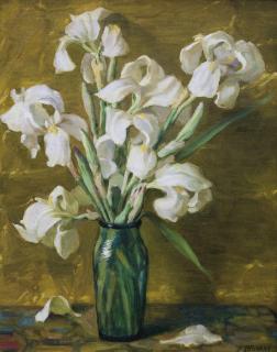 Joseph Henry Sharp - White Irises