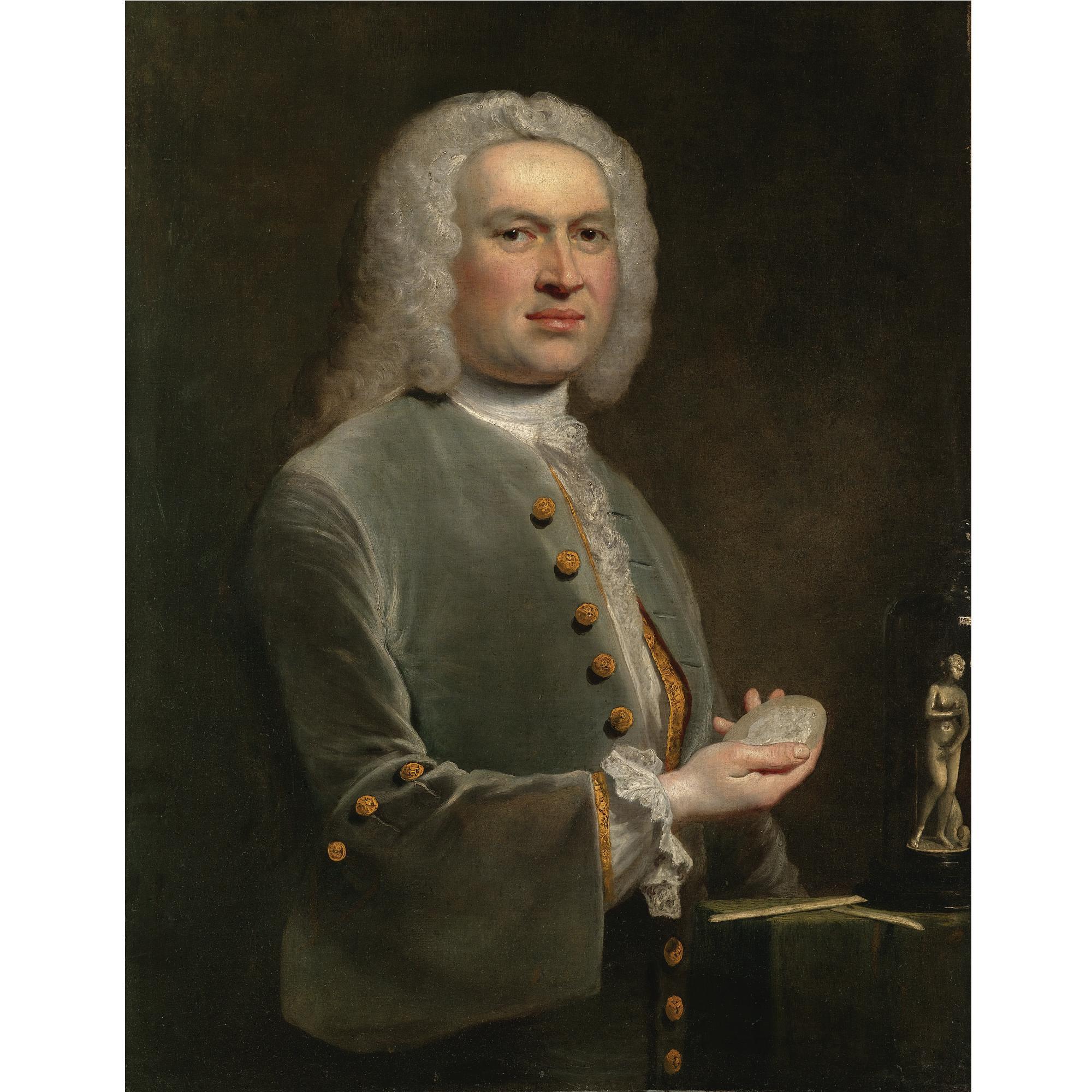Joseph Highmore - Portrait  Of Jasper Van Der Hagen (Act. 1744-D. 1769) 