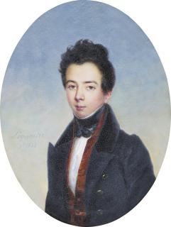 Joseph Hippolyte Lequeutre - Portrait Of A Gentleman  