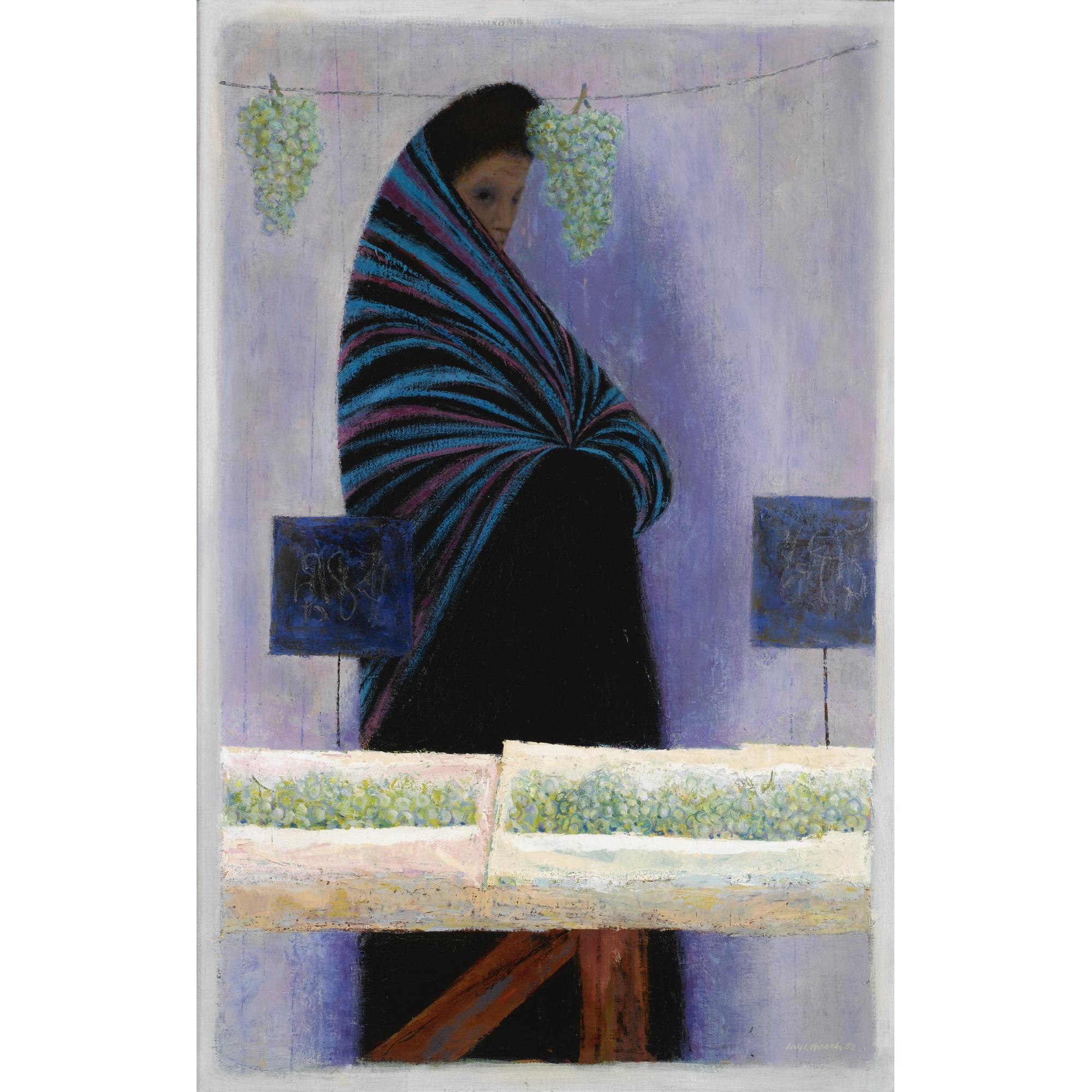 Joseph Hirsch - Woman With Grapes