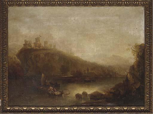 Joseph Horlor - A view along the Rhine