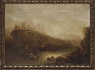 Joseph Horlor - A view along the Rhine