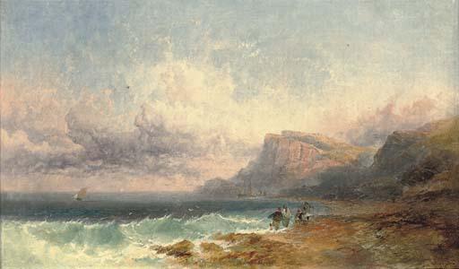 Joseph Horlor - Hauling in the nets (illustrated); and Fishermen on the coast