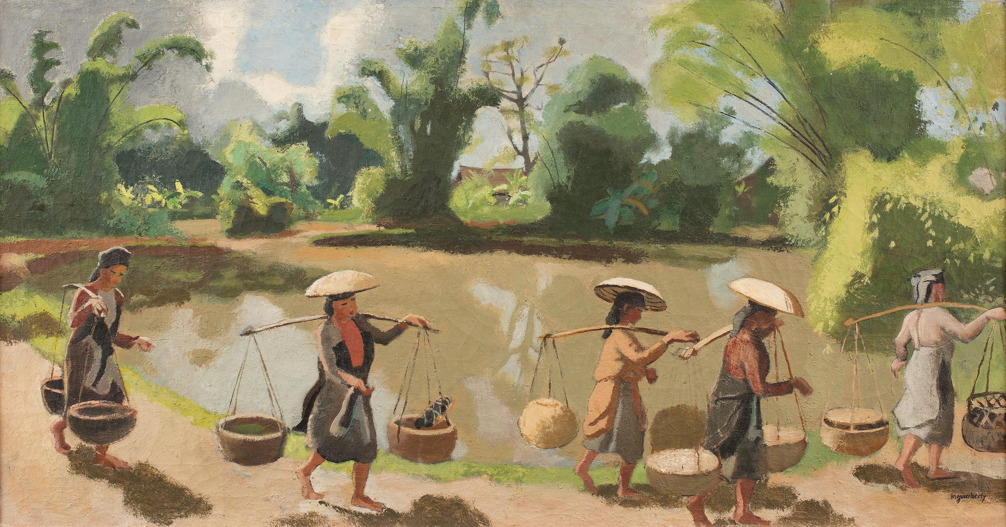 Joseph Inguimberty - Farmers in Tonkin