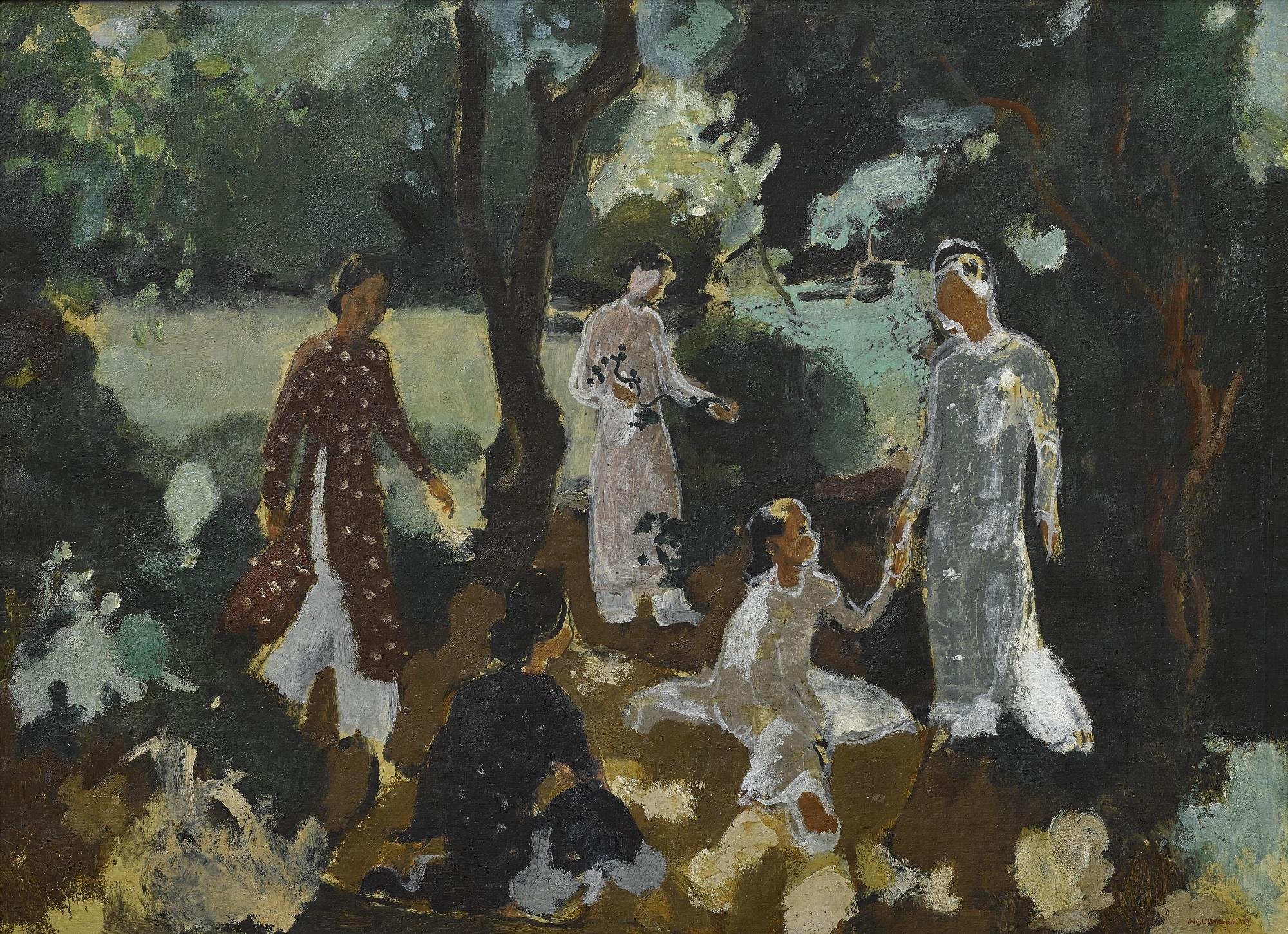 Joseph Inguimberty - Réunion De Femmes (Gathering Of The Ladies),