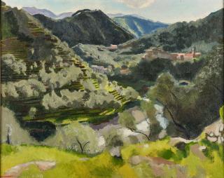 Joseph Inguimberty - Vue des vallées