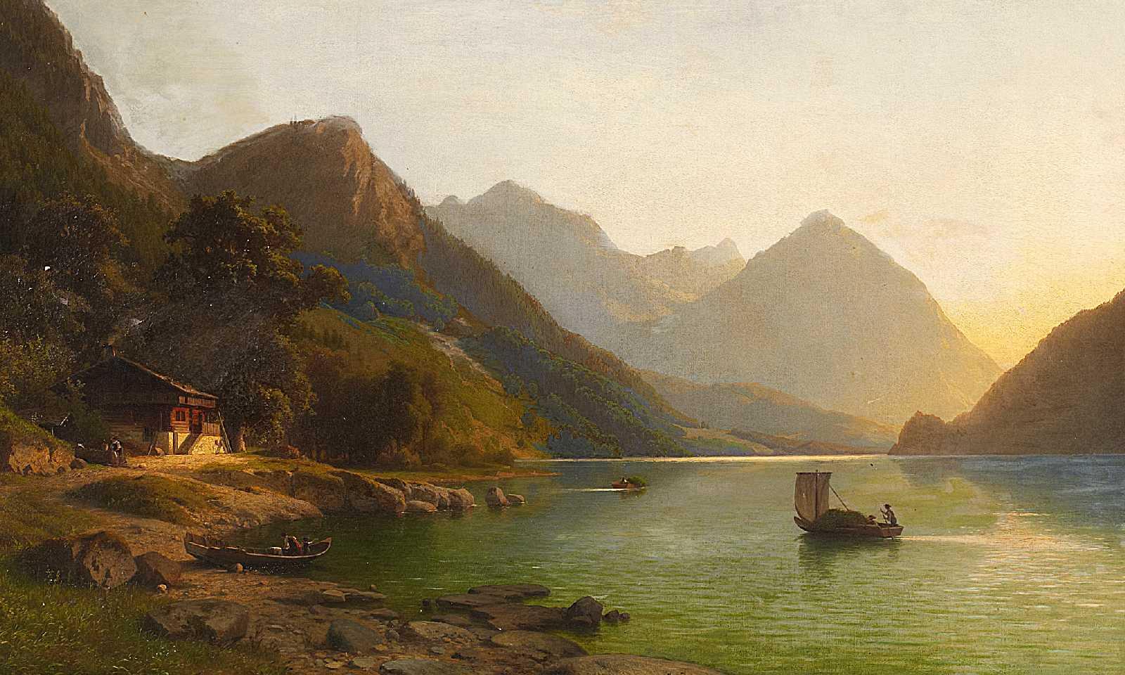 Joseph Jansen - Gebirgssee