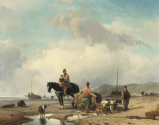 Joseph Jodocus Moerenhout - Collecting the daily catch