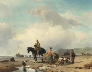 Joseph Jodocus Moerenhout - Collecting the daily catch