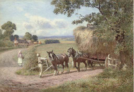 Joseph Kirkpatrick - Directing the haycart