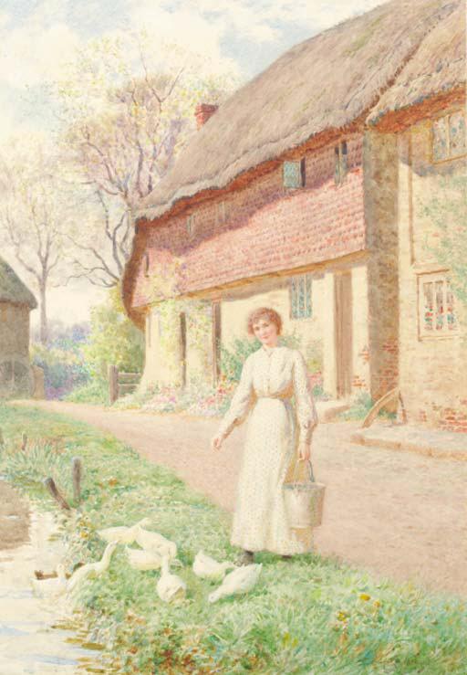 Joseph Kirkpatrick - Feeding the ducks