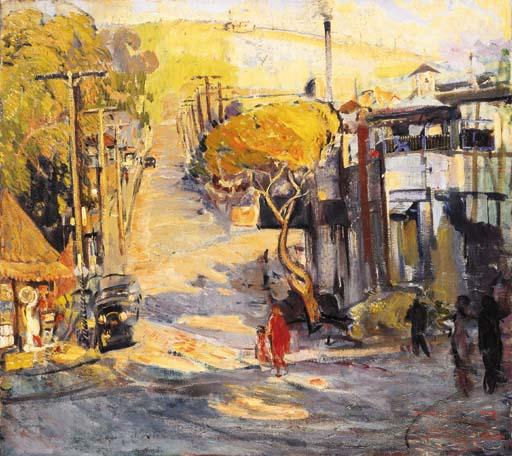 Joseph Kleitsch - Park Avenue, Old Laguna