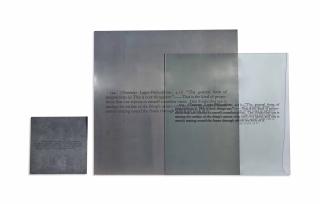 Joseph Kosuth - #114 (+216, After Augustine\'S Confessions)