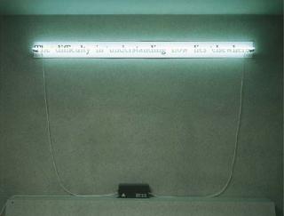 Joseph Kosuth - C.S. (The difficulty in understanding now lies elsewhere)