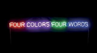 Joseph Kosuth - ‘Four Colors Four Words’