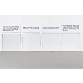 Joseph Kosuth - \'Glass - One And Four Defined\'