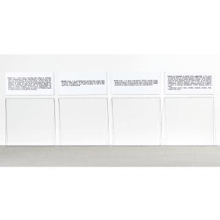 Joseph Kosuth - Glass-One And Four Defined