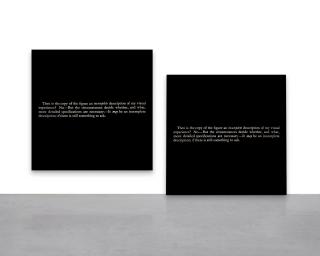 Joseph Kosuth - ‘No Number #12 (After Augustine’S Confessions)\'