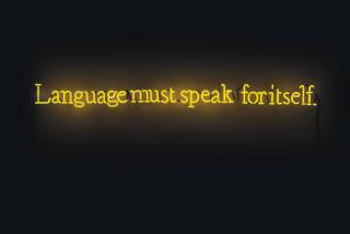 Joseph Kosuth - No Number 3 (Yellow)