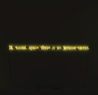 Joseph Kosuth - No Number #7 (Not On Color/Yellow)