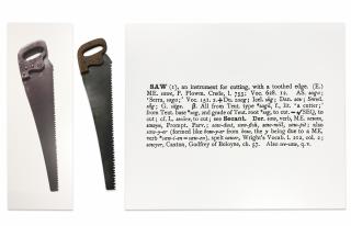 Joseph Kosuth - One and Three Saws [Ety.]