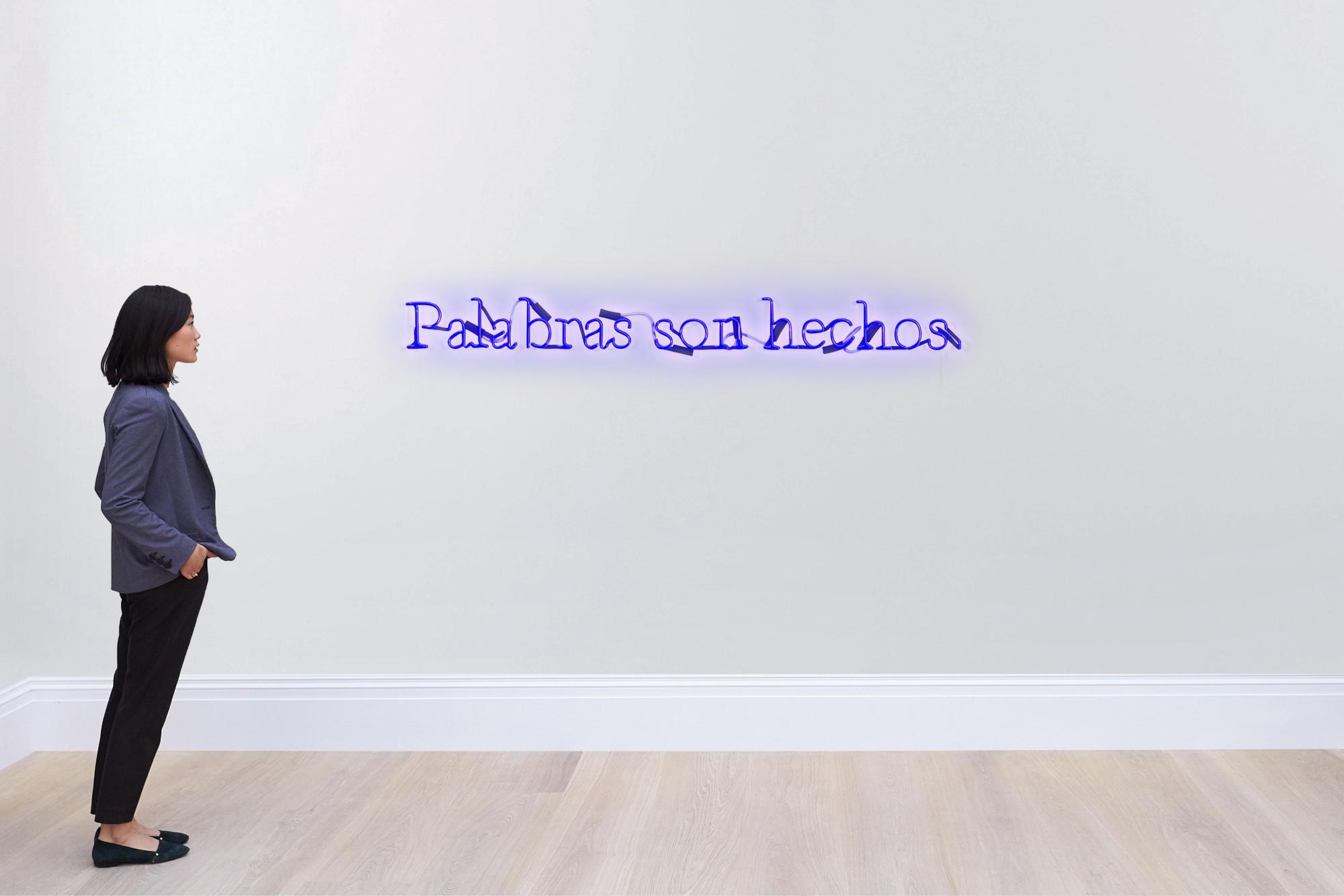 Joseph Kosuth - Palabras son hechos (No Number #6, II)