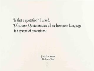 Joseph Kosuth - Quoted