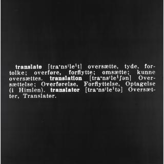 Joseph Kosuth - \'Titled (Art As Idea As Idea)\' [Translate]