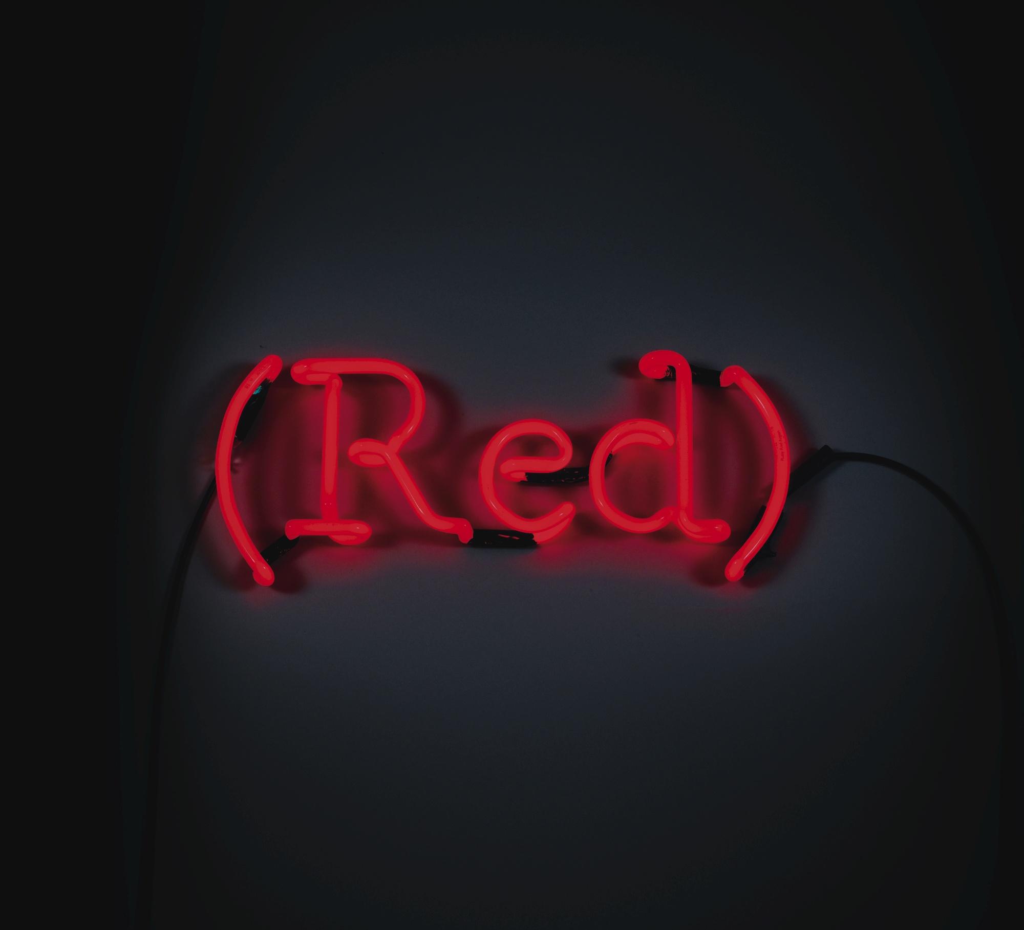Joseph Kosuth - Wittgenstein\'S Color (Red)Neon