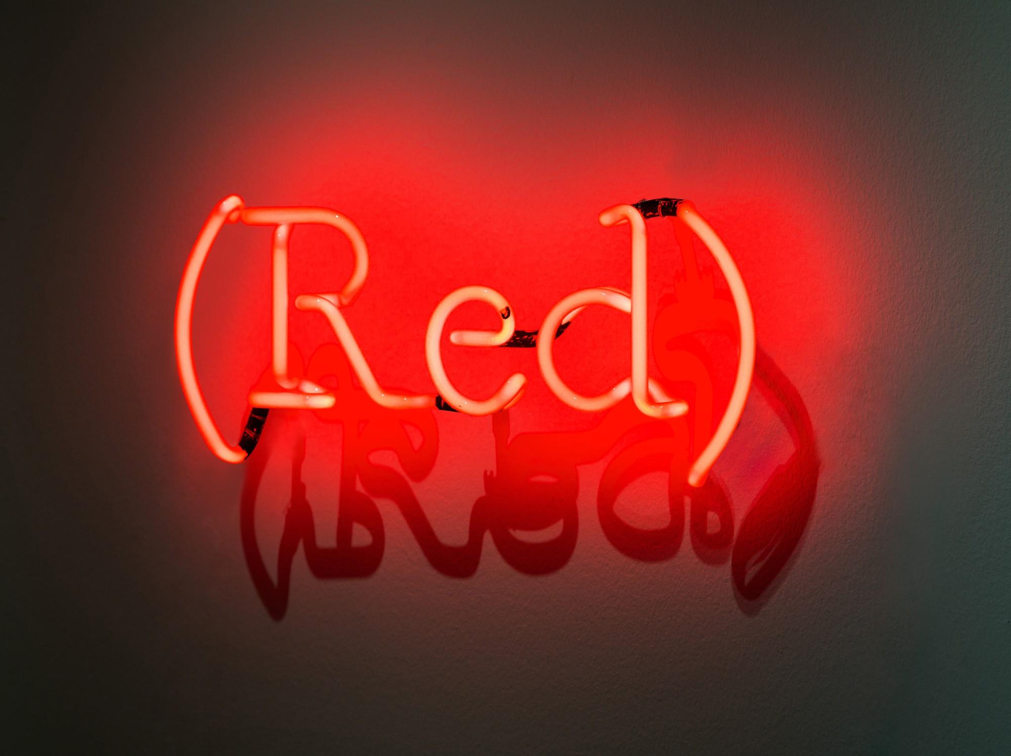 Joseph Kosuth - Wittgenstein\'s Color (Red)