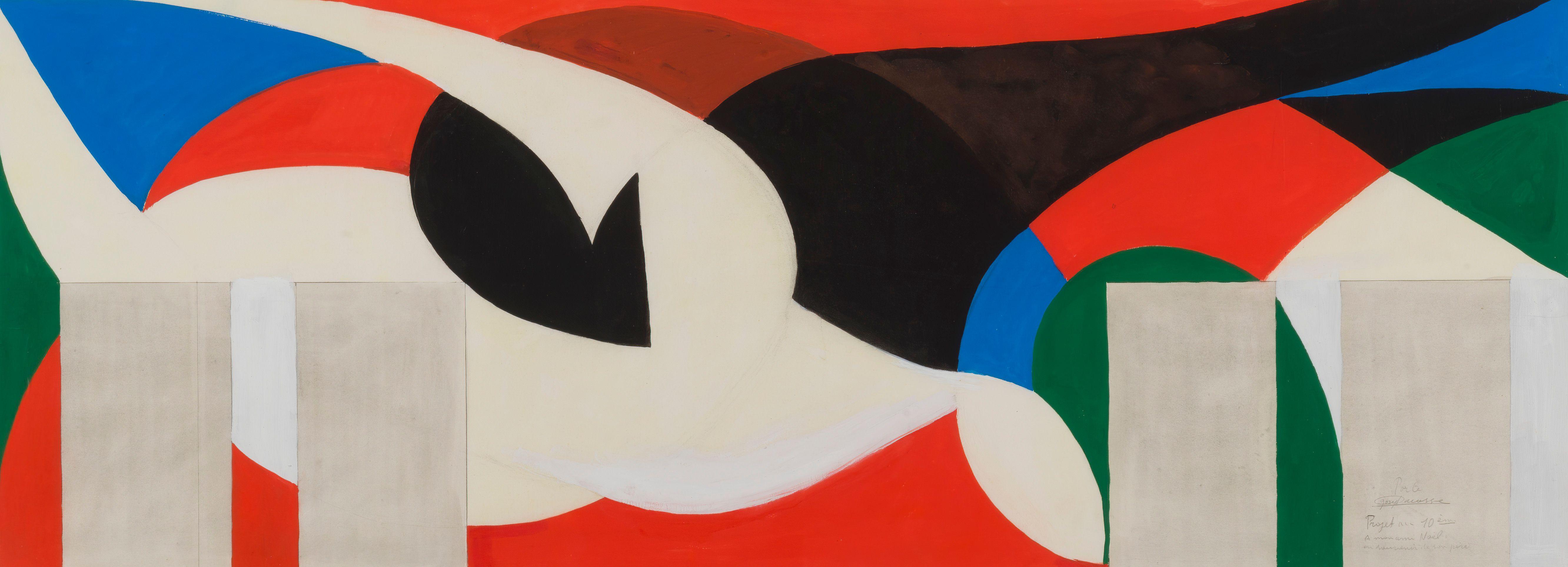 Joseph Lacasse - Projet de mosaïque de la faculté des lettres de Clermont-Ferrand, 1er état