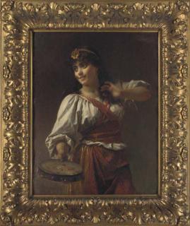 Joseph Lieck - The Tambourine Girl