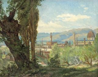 Joseph Magnus Stäck - Utsikt över Florens