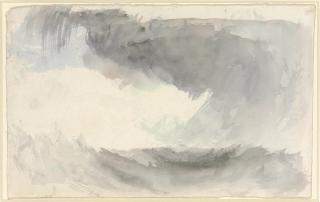 Joseph Mallord William Turner, R.A. - A storm at sea, Fingal\'s cave