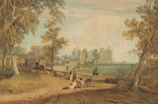 Joseph Mallord William Turner, R.A. - Cassiobury, Hertfordshire, seen from the North-West