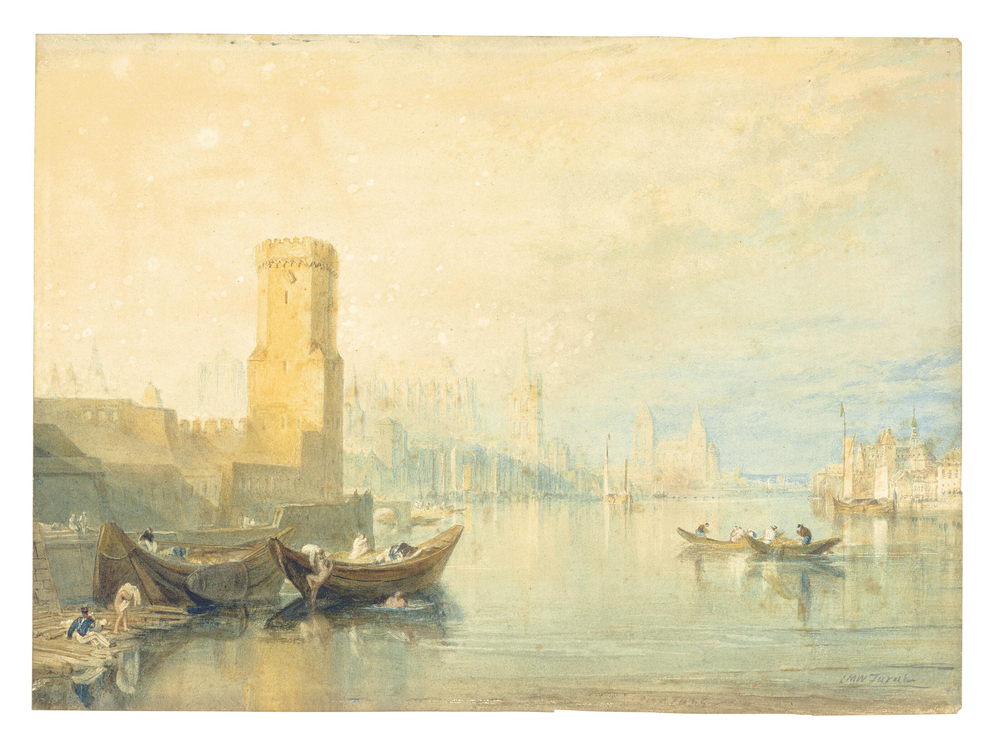 Joseph Mallord William Turner, R.A. - Cologne from the river