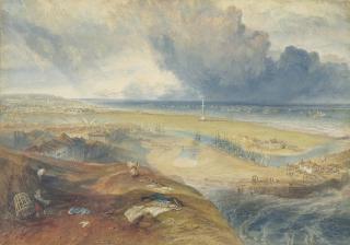 Joseph Mallord William Turner, R.A. - Great Yarmouth, Norfolk, with Nelson\'s Column